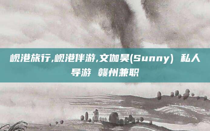 无棣岘港旅行,岘港伴游,文伽昊(Sunny) 私人导游 赣州兼职